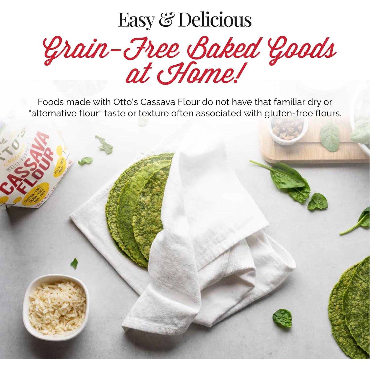 Harina de Yuca Orgánica Otto 4.54 kg Sin Gluten y Granos