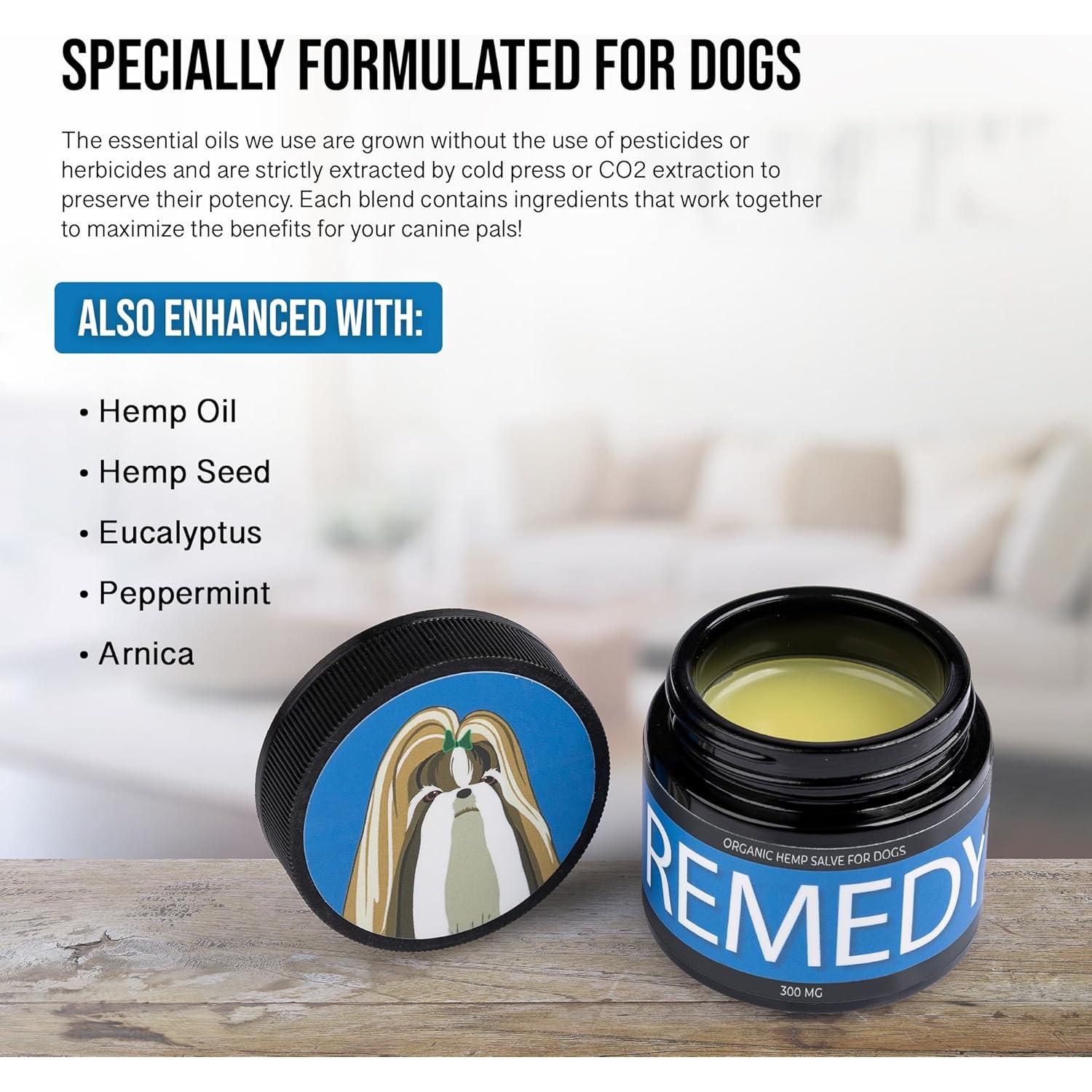 Paquete de Bienestar Dual para Perros - Removedor de Verrugas y Bálsamo de Cáñamo