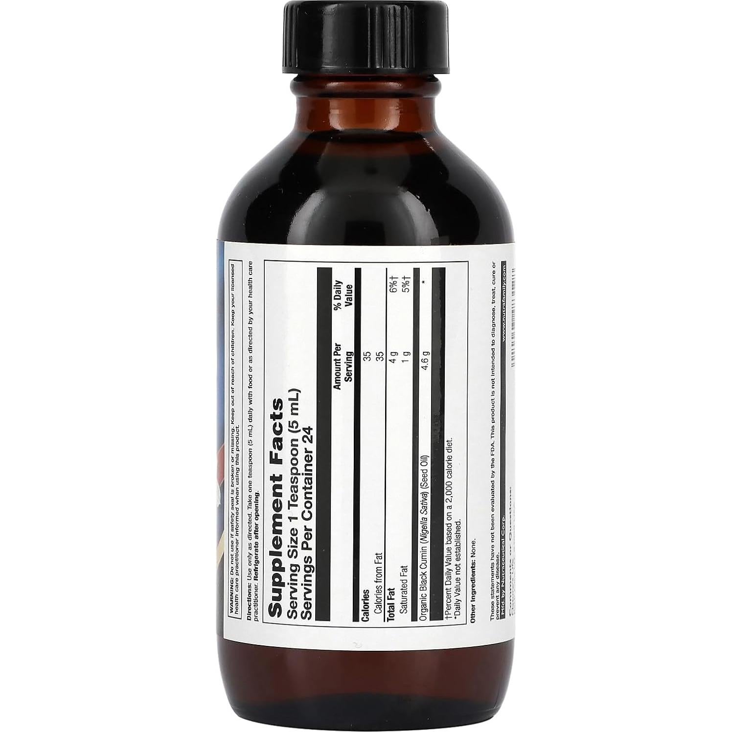 Aceite de Semilla Negra Nature's Life 118ml - Salud Articular e Inmunológica