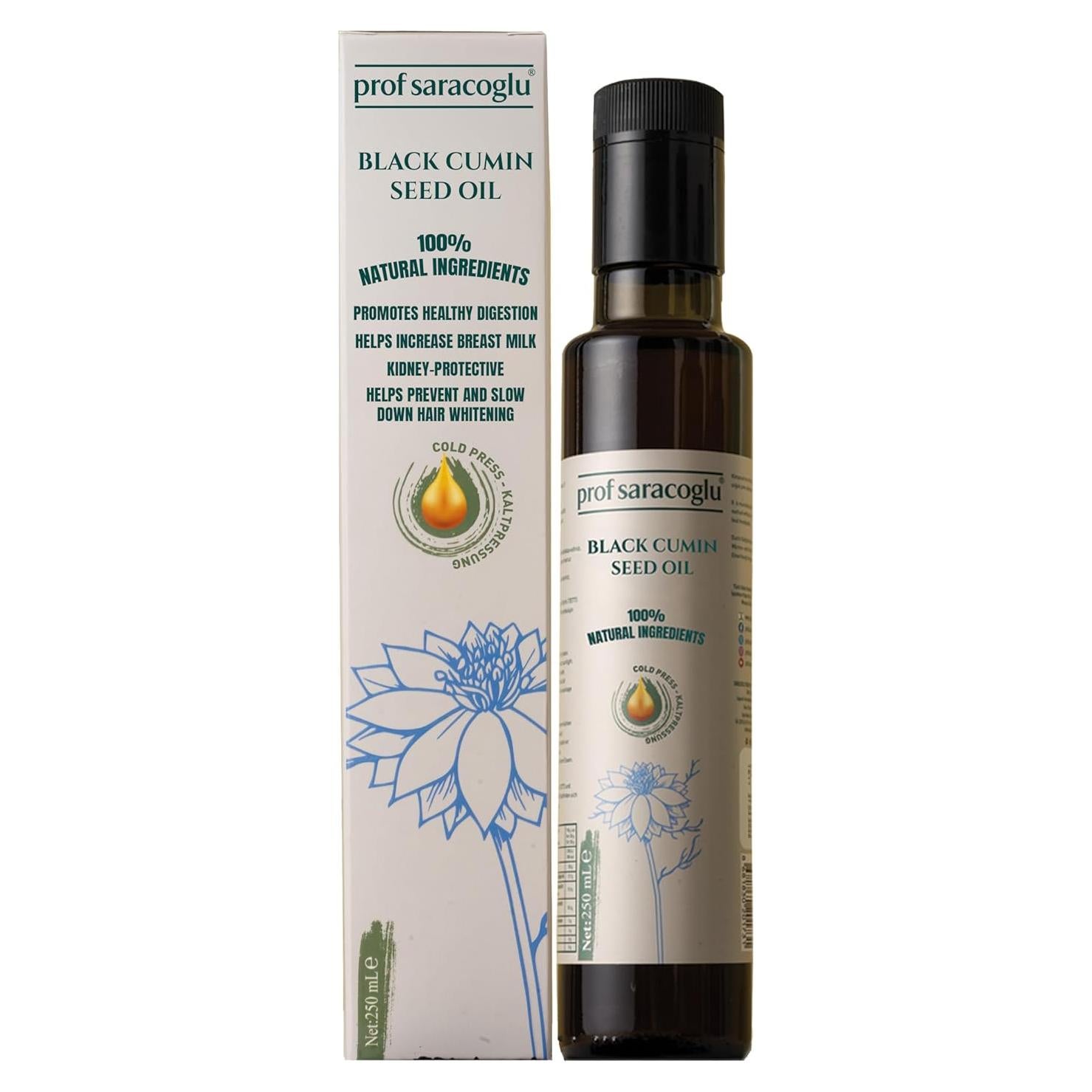 Aceite de Semilla de Comino Negro Prof Saracoglu 250ml