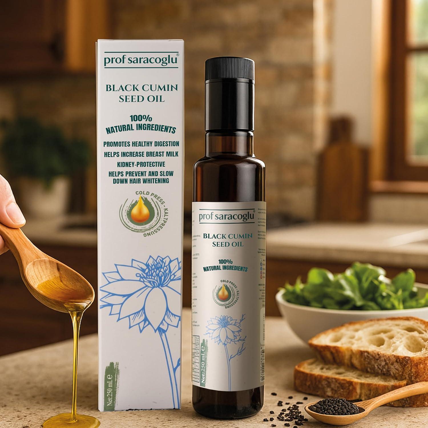 Aceite de Semilla de Comino Negro Prof Saracoglu 250ml