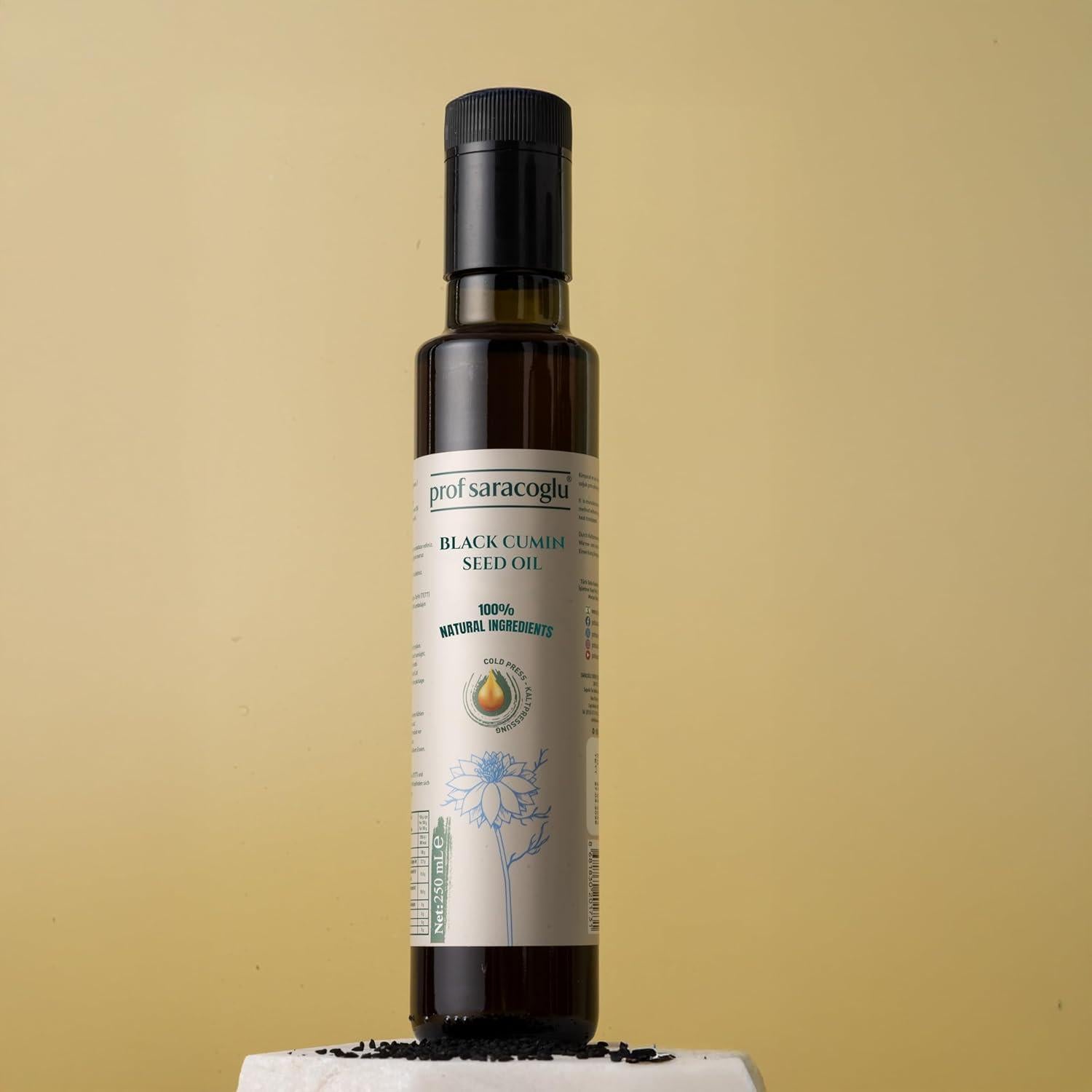 Aceite de Semilla de Comino Negro Prof Saracoglu 250ml