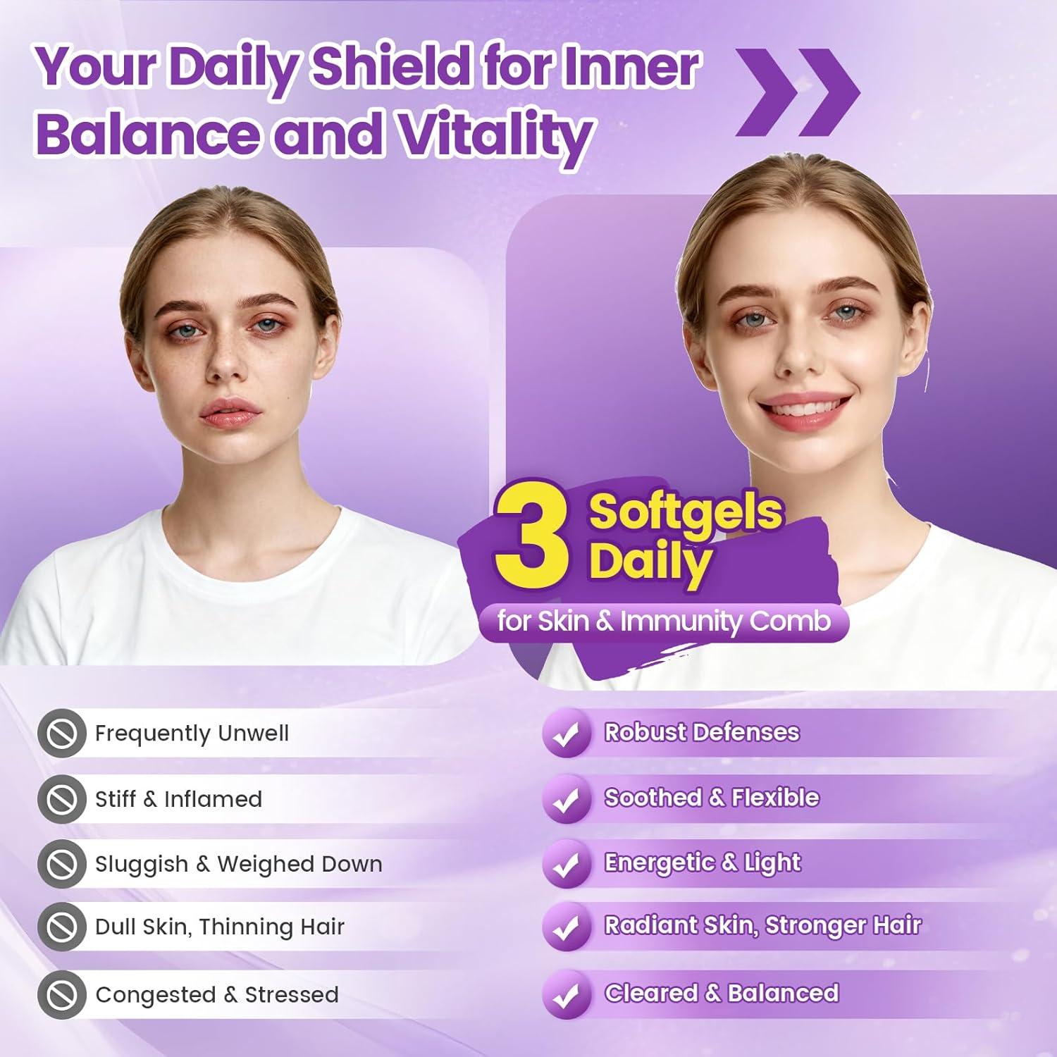 Cápsulas de Aceite de Semilla Negra VivoNu 6000mg 300 Unidades