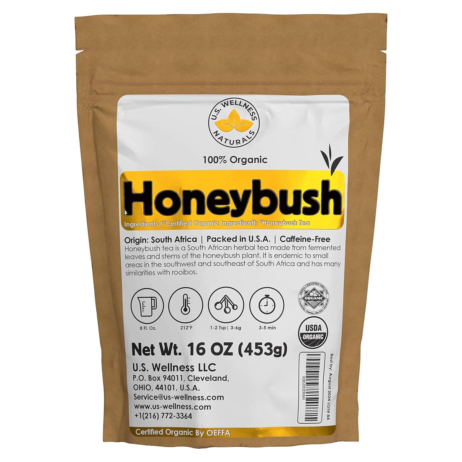 Té de Honeybush 1kg Orgánico USDA - Sudafricano a Granel