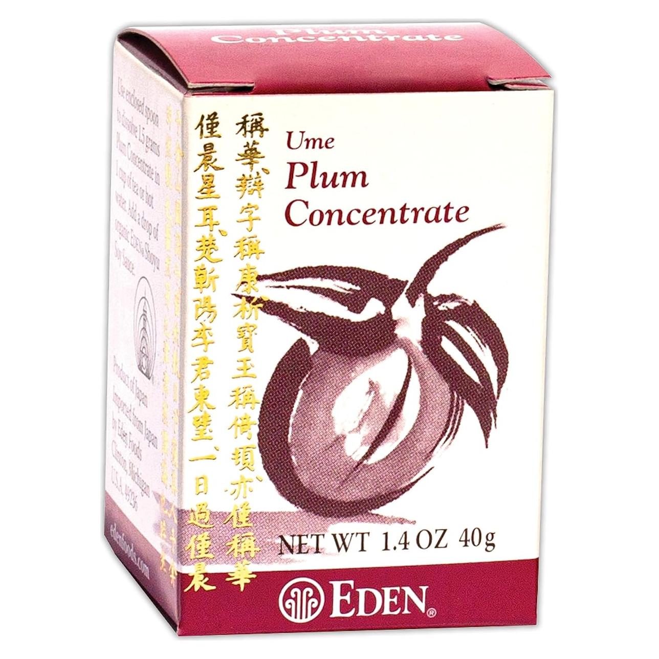 Concentrado de Ciruela Ume Eden Foods 40 g - Bainiku Ekisu