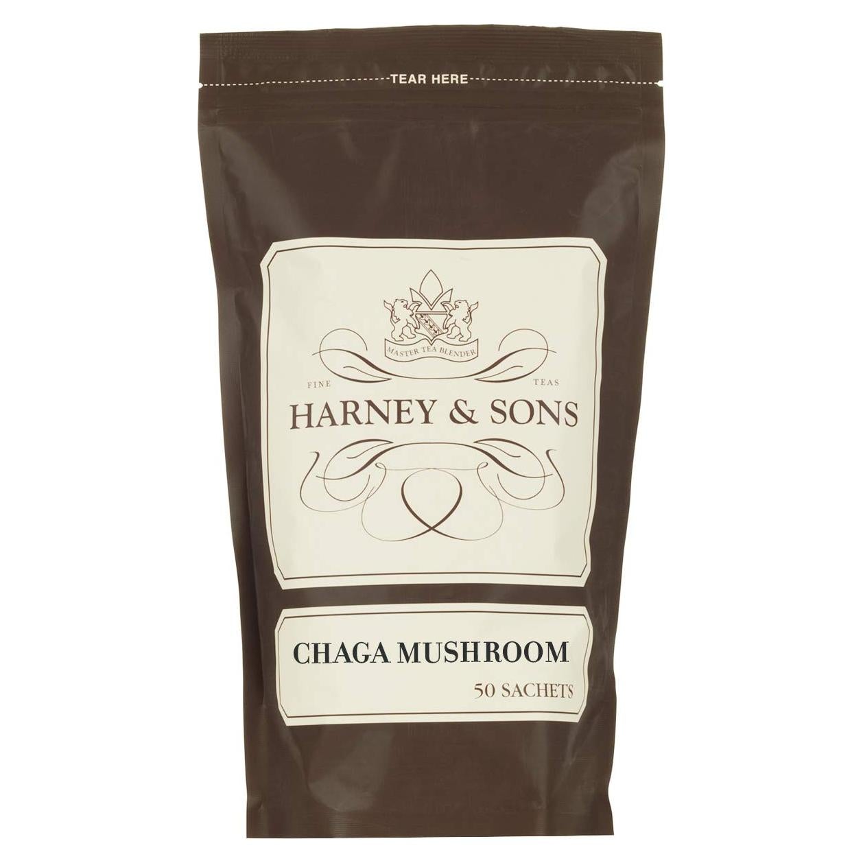Té Herbal de Hongo Chaga Harney & Sons - 50 Bolsitas