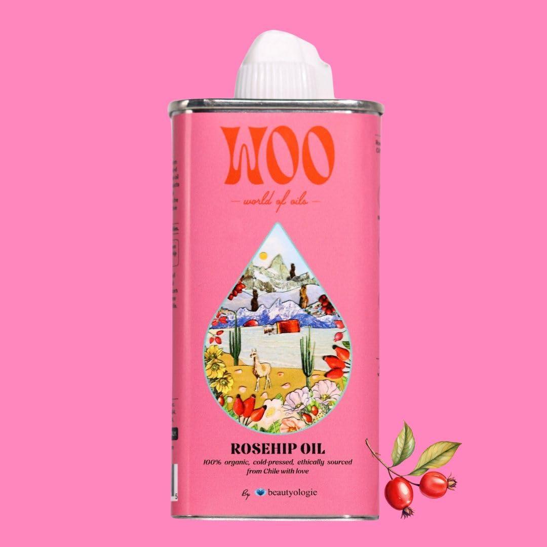 Aceite de Rosa Mosqueta Orgánico WOO 100% Puro 96g