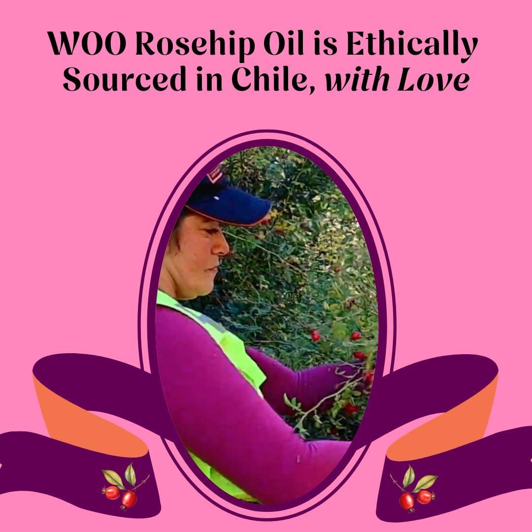 Aceite de Rosa Mosqueta Orgánico WOO 100% Puro 96g