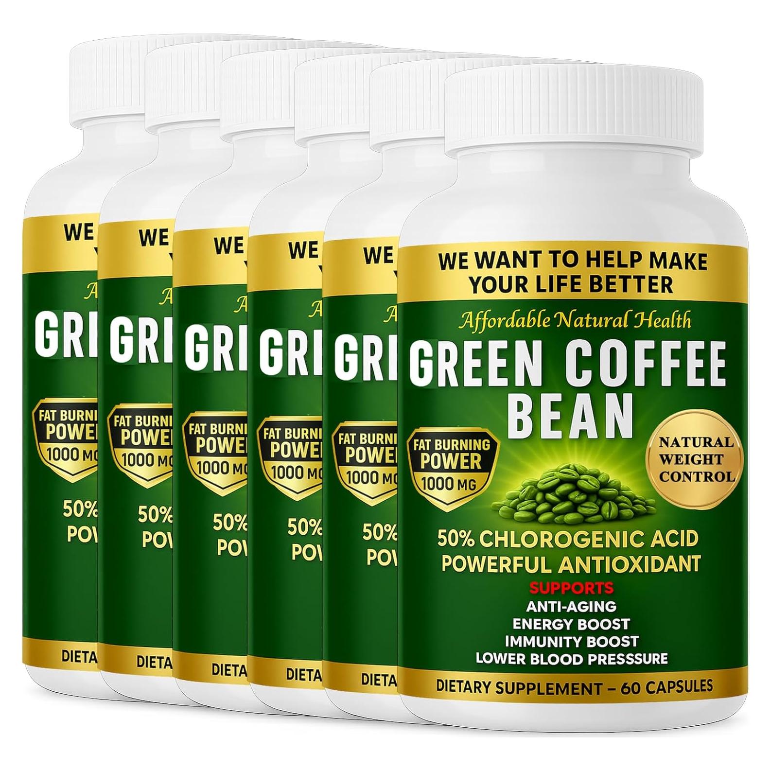 Extracto de Grano de Café Verde Heaven's Gate 1000 mg 360 Cápsulas