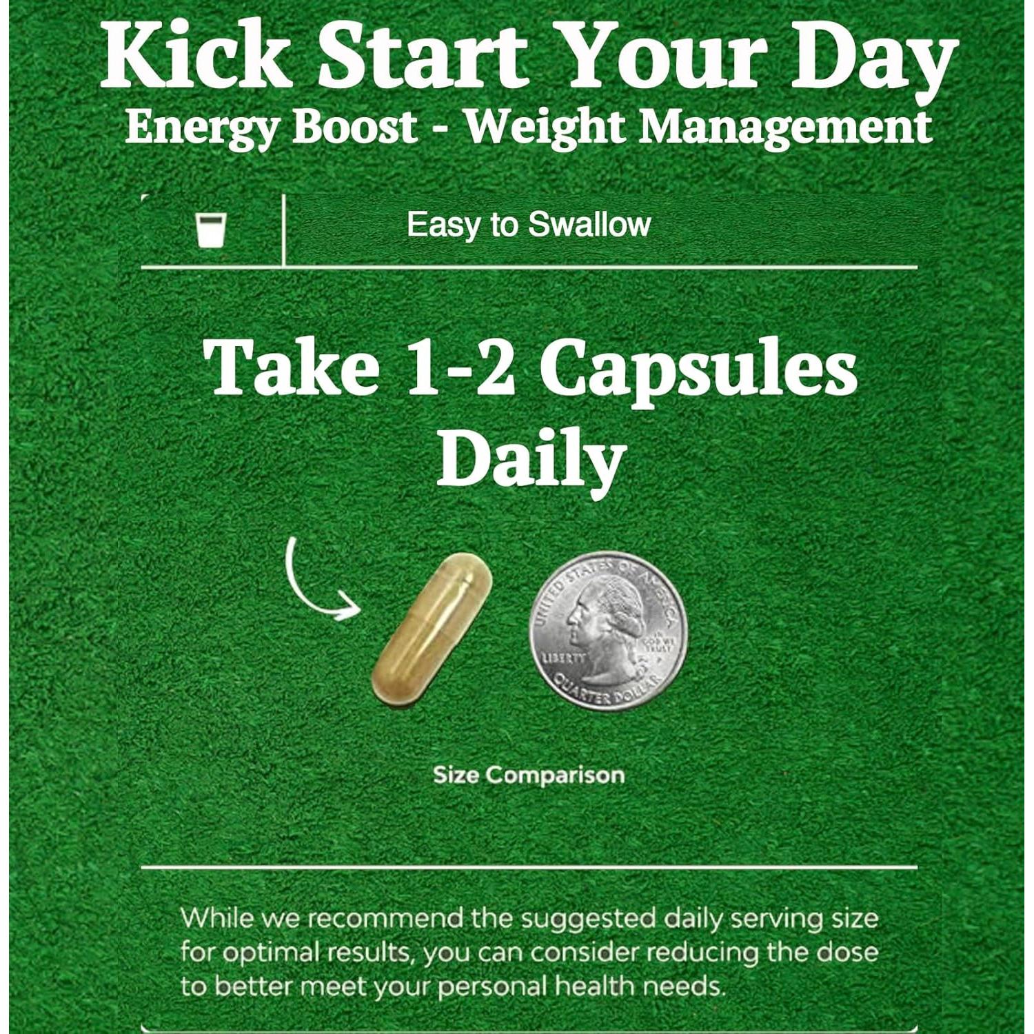 Extracto de Grano de Café Verde Heaven's Gate 1000 mg 360 Cápsulas