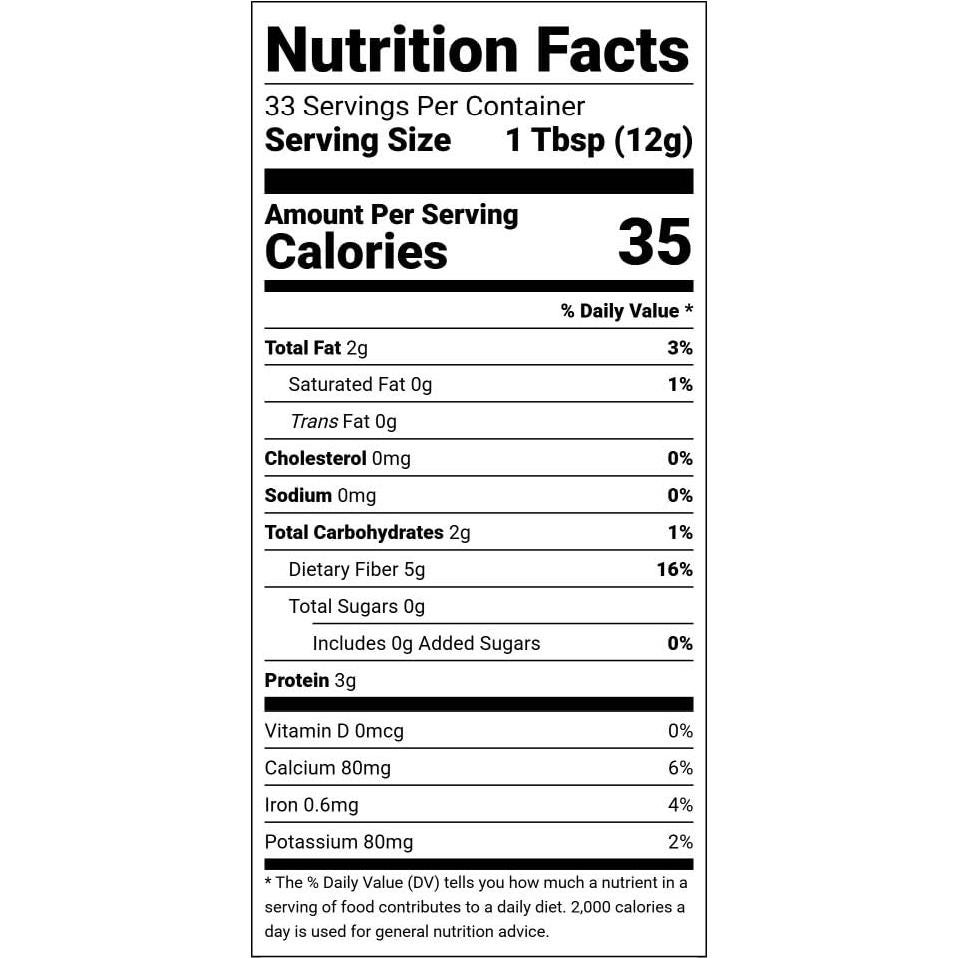 Harina de Chía Orgánica Terrasoul Superfoods 396g - Sin Gluten