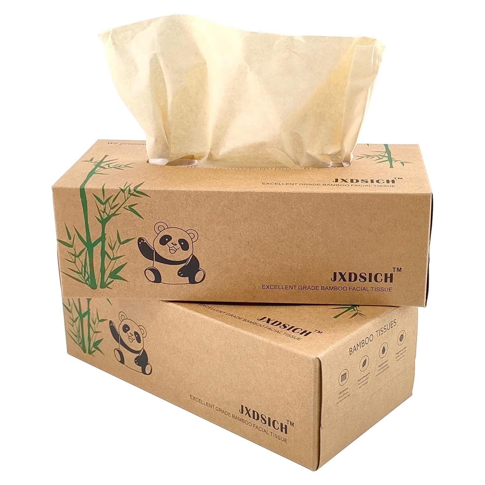 Tissues Faciales de Bambú JXDSICH 3 Capas 800 Unidades