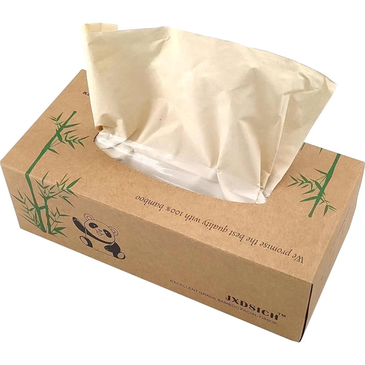 Tissues Faciales de Bambú JXDSICH 3 Capas 800 Unidades