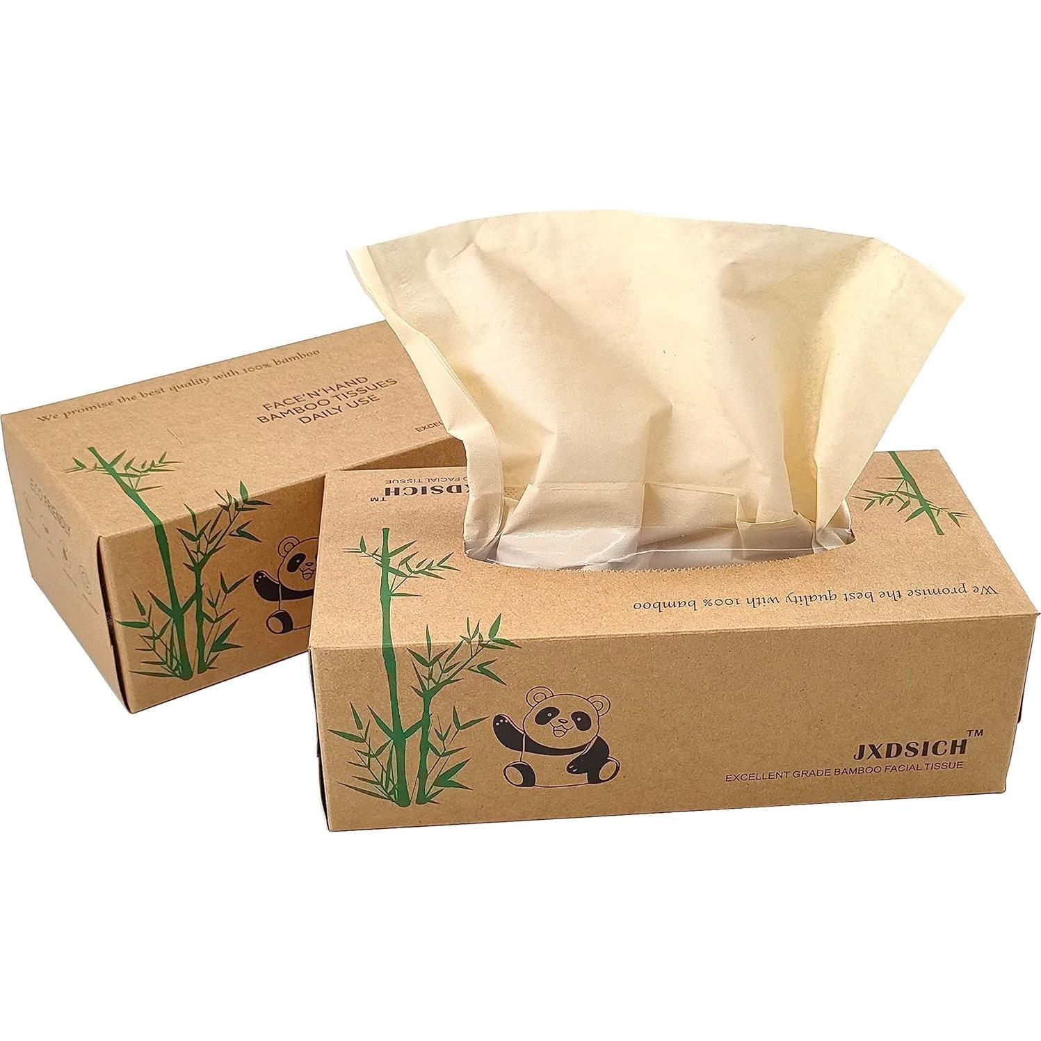 Tissues Faciales de Bambú JXDSICH 3 Capas 800 Unidades