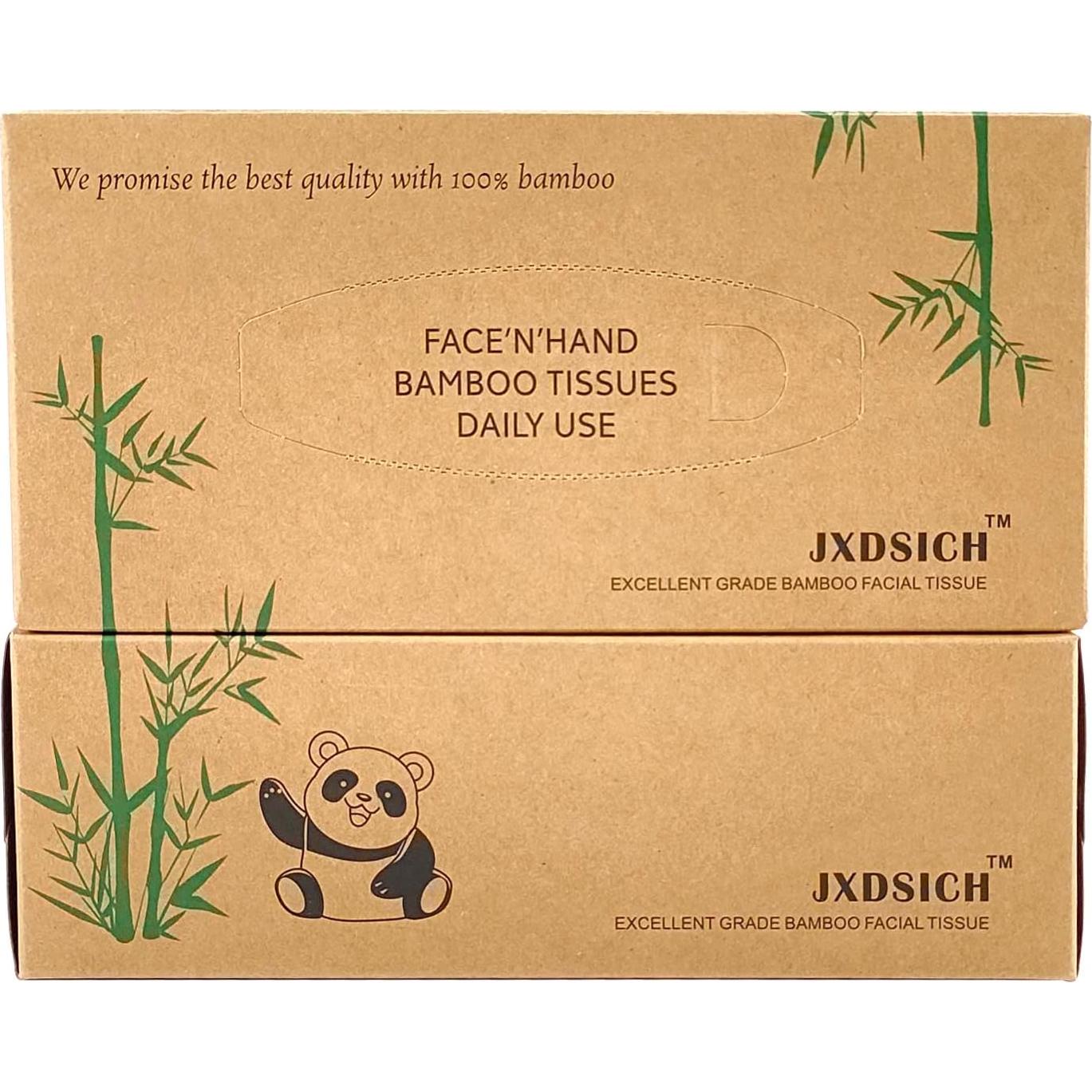 Tissues Faciales de Bambú JXDSICH 3 Capas 800 Unidades