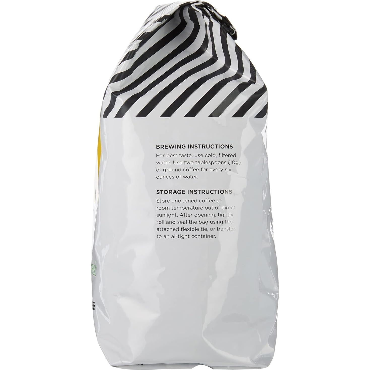 Café de Grano Entero Tostado Claro AmazonFresh Just Bright 907g