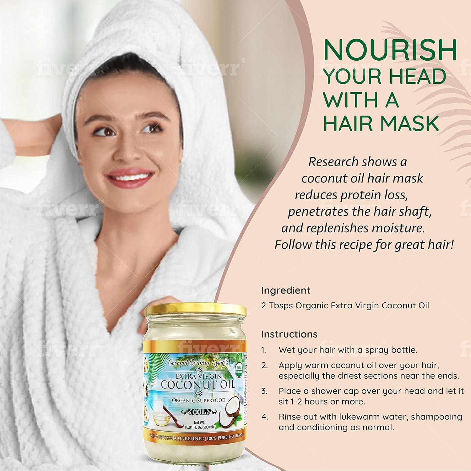 Aceite de Coco Virgen Extra Coconut Country Living 960g