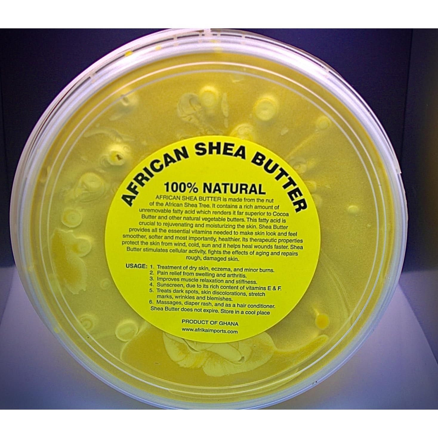 Manteca de Karité Orgánica Afrimports 2.27kg Natural Cruda