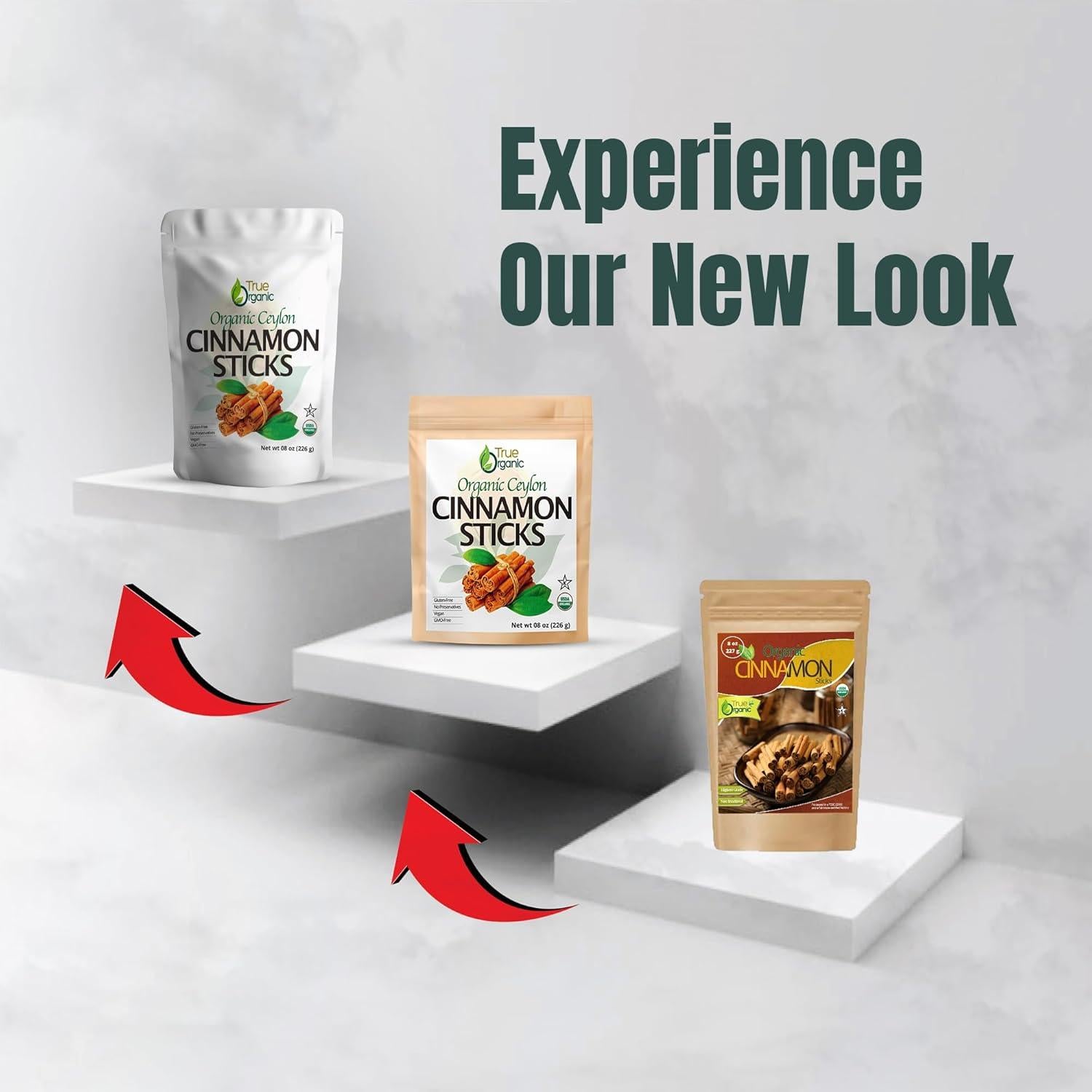 Canela de Ceilán Orgánica en Palitos Verdadero 227g Grado Premium