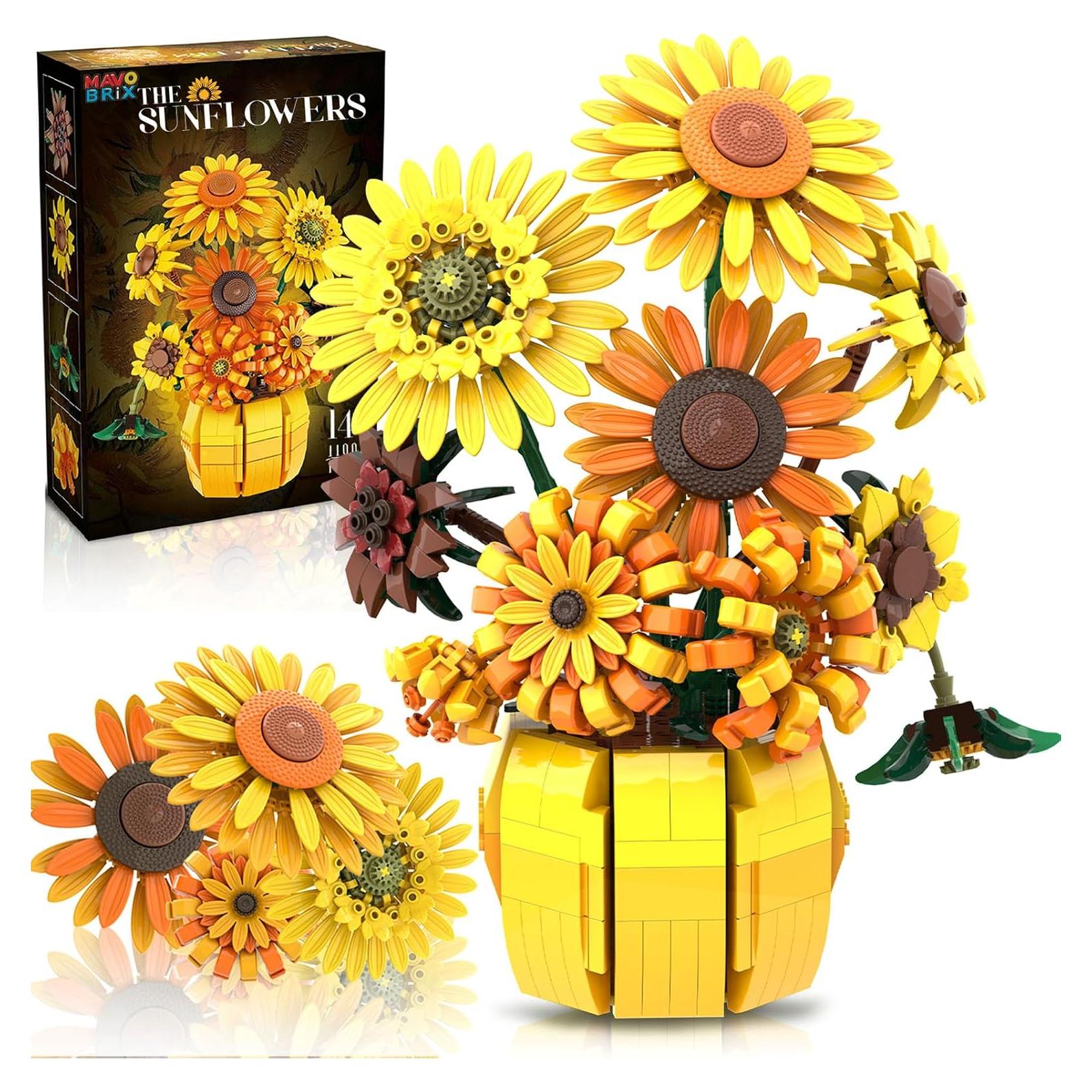 Juego de Construcción de Girasoles Mavo Brix 11002 para Adultos