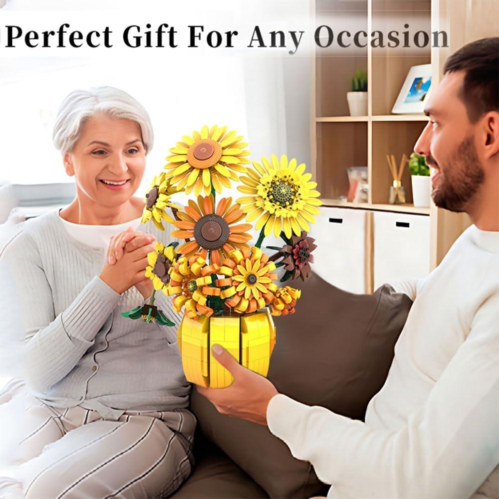 Juego de Construcción de Girasoles Mavo Brix 11002 para Adultos