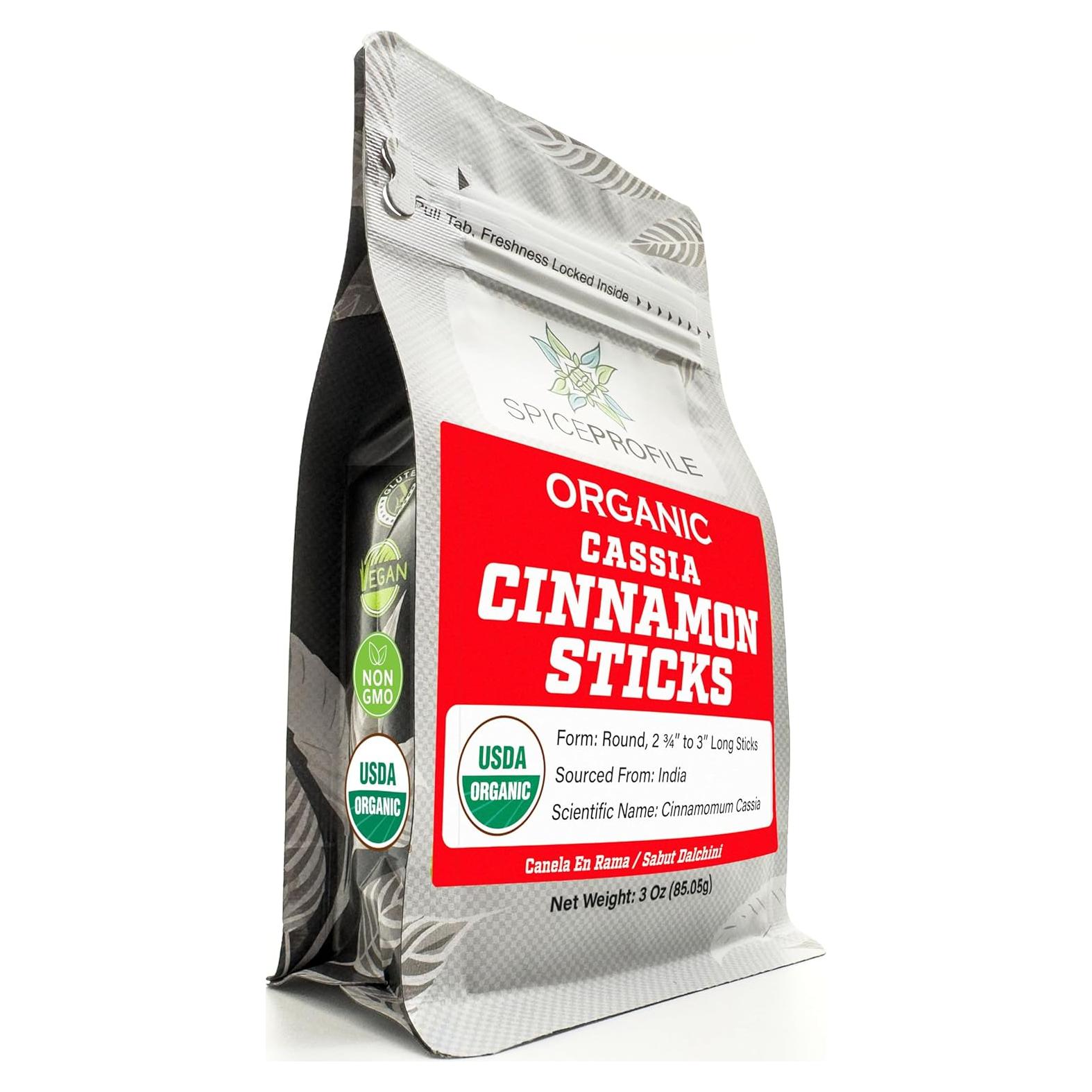 Palitos de Canela Orgánica USDA 85g - Spice Profile