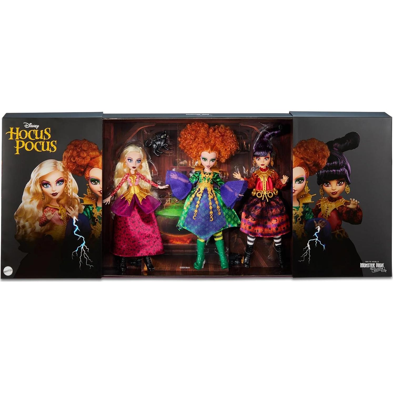 Conjunto Muñecas Monster High Skullector Hocus Pocus