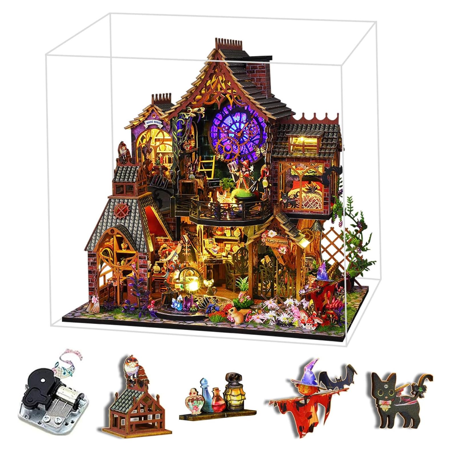 Kit Casa de Muñecas Madera Fifijoy Espíritu Mágico 26x19x27cm