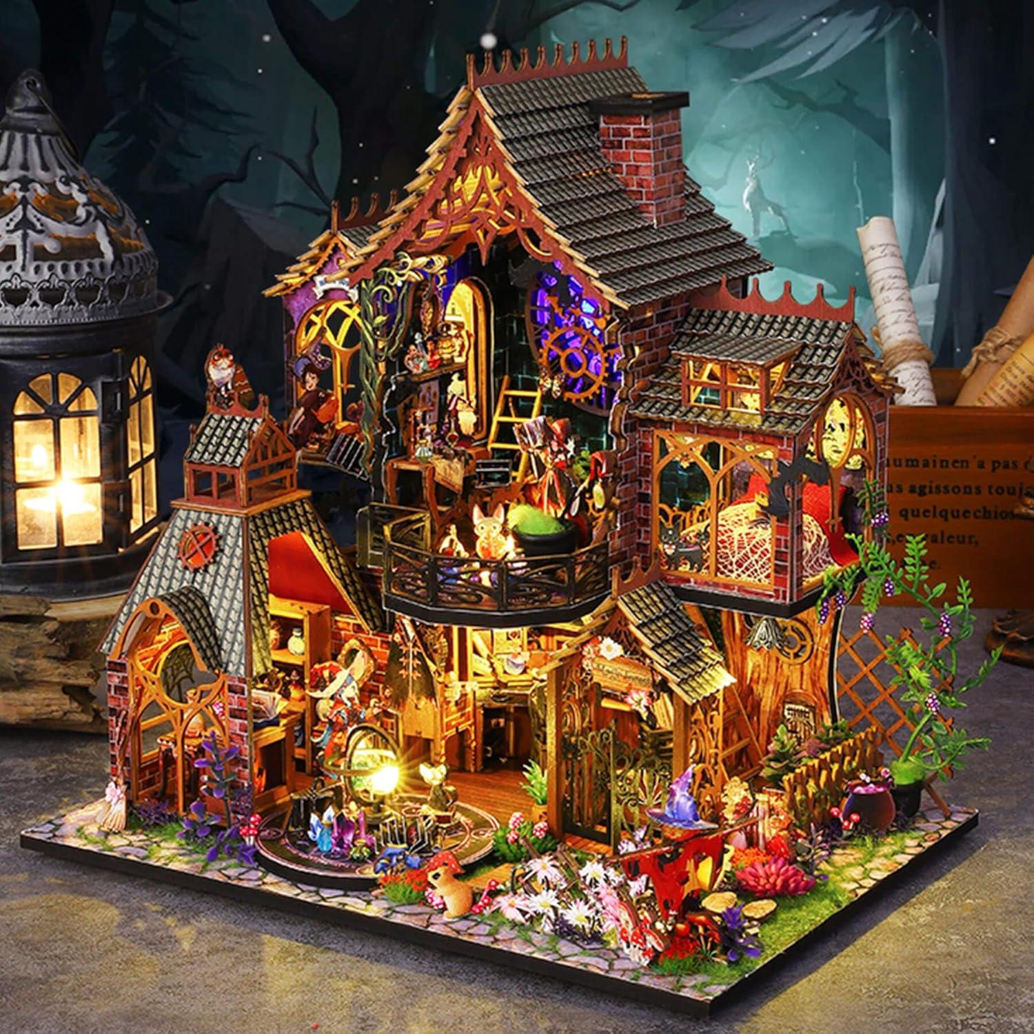 Kit Casa de Muñecas Madera Fifijoy Espíritu Mágico 26x19x27cm