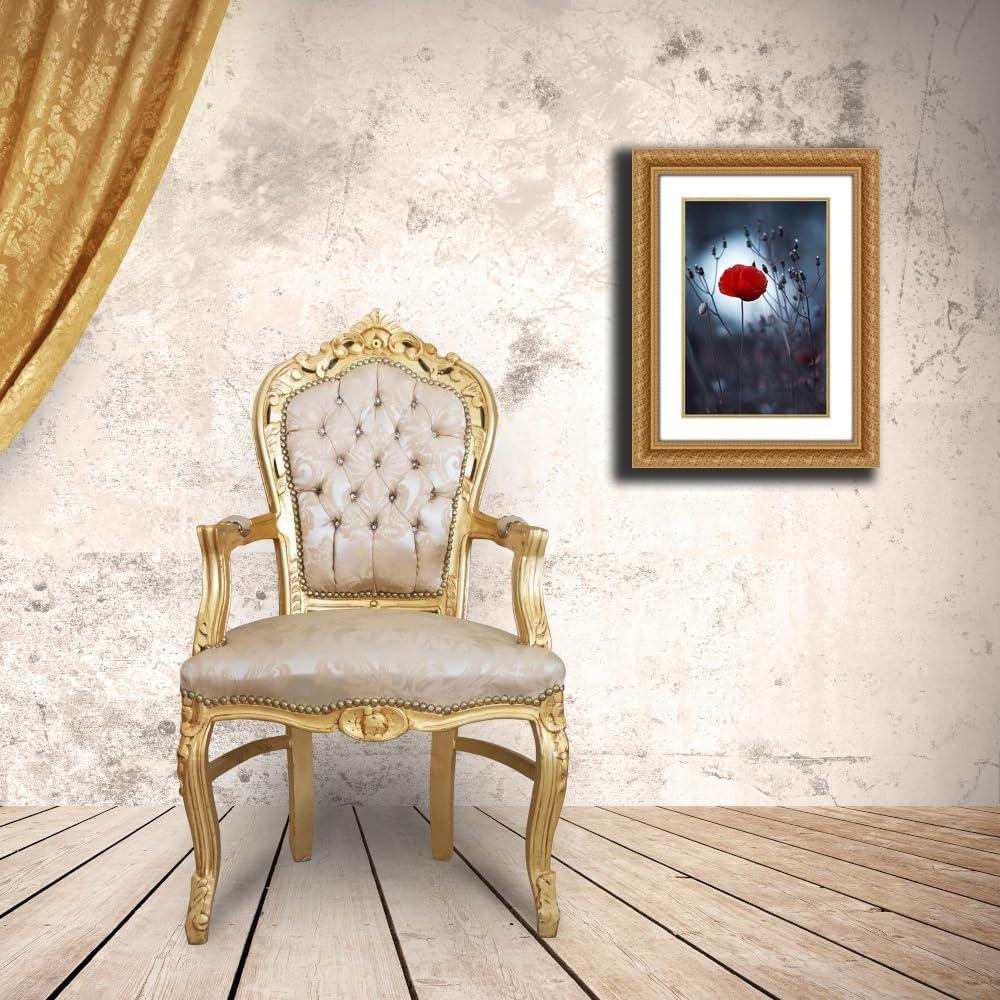 Impresión de Arte Enmarcada Fabien Bravin - Flor No Por Kenzo 33x46 a 104x152 cm