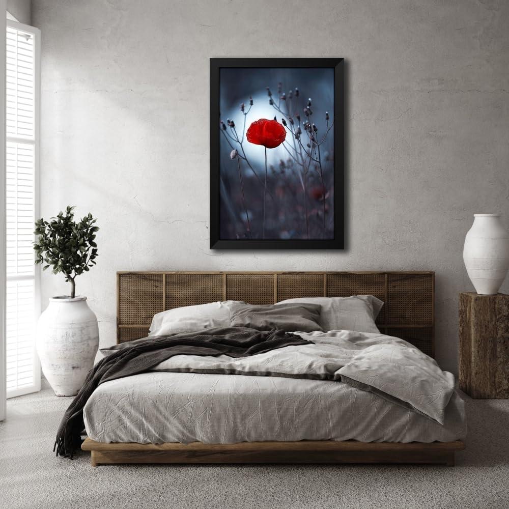 Impresión de Arte Enmarcada Fabien Bravin - Flor No Por Kenzo 33x46 a 104x152 cm