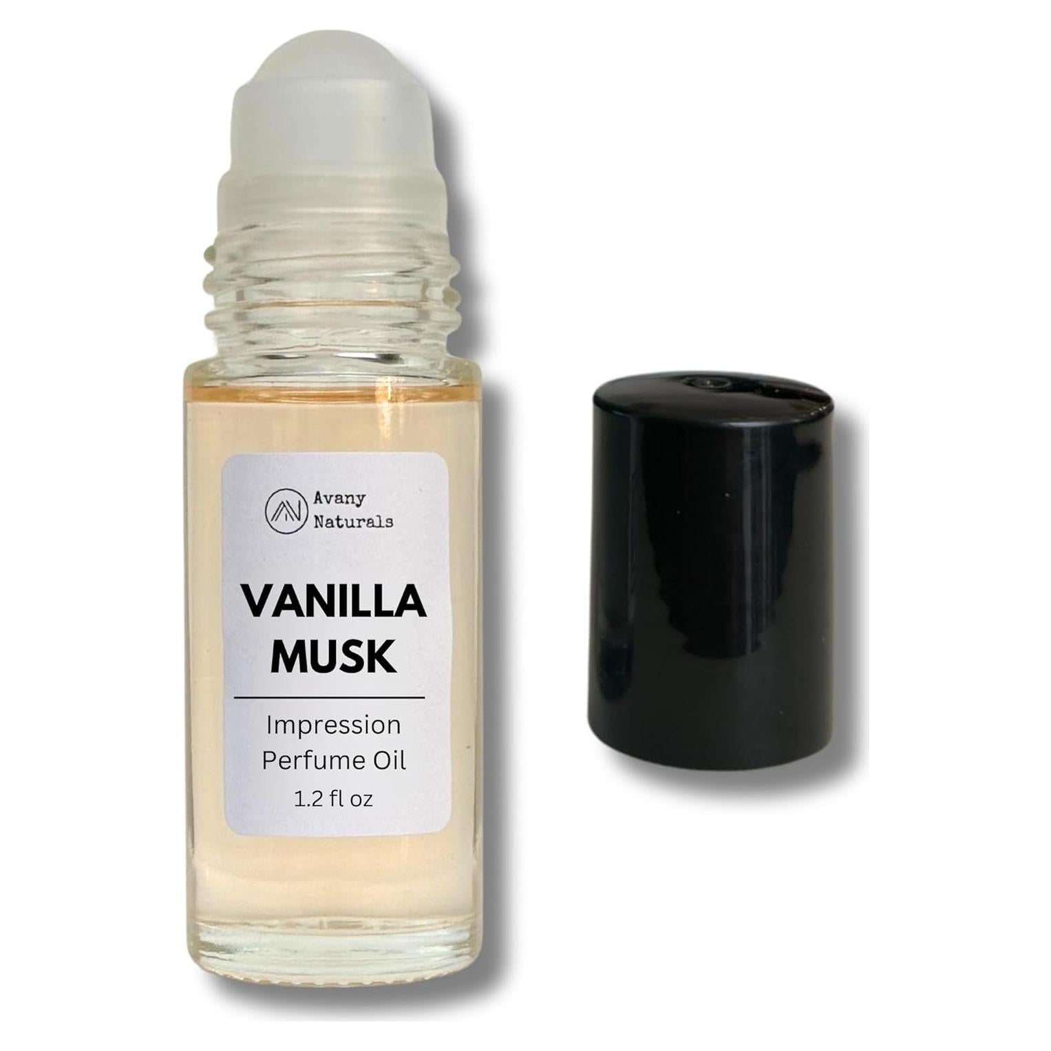 Fragancia Rollerball de Musk y Vainilla Avany Naturals 30 ml