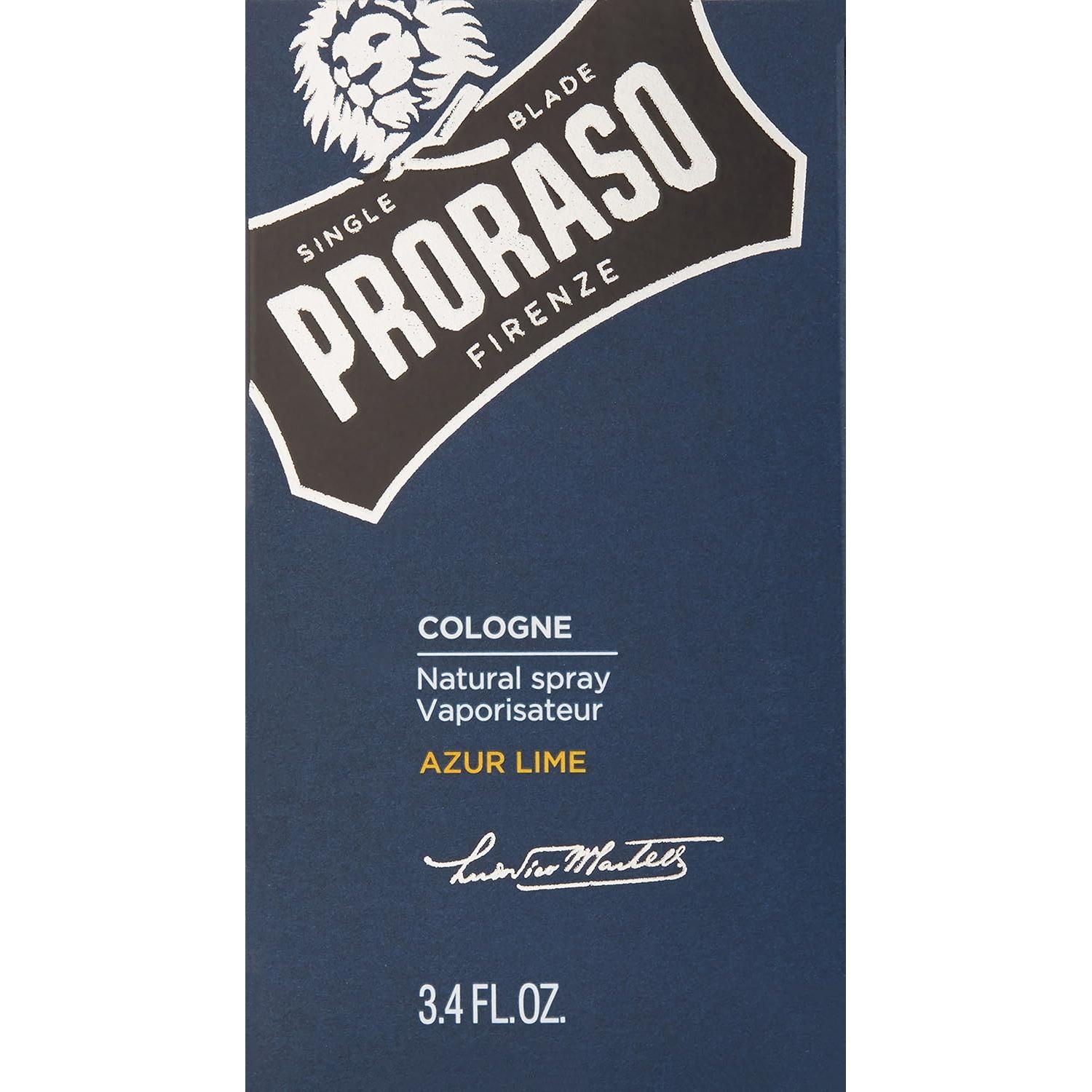 Eau De Cologne Proraso Lima Azur 100 ml - Fragancia Cítrica