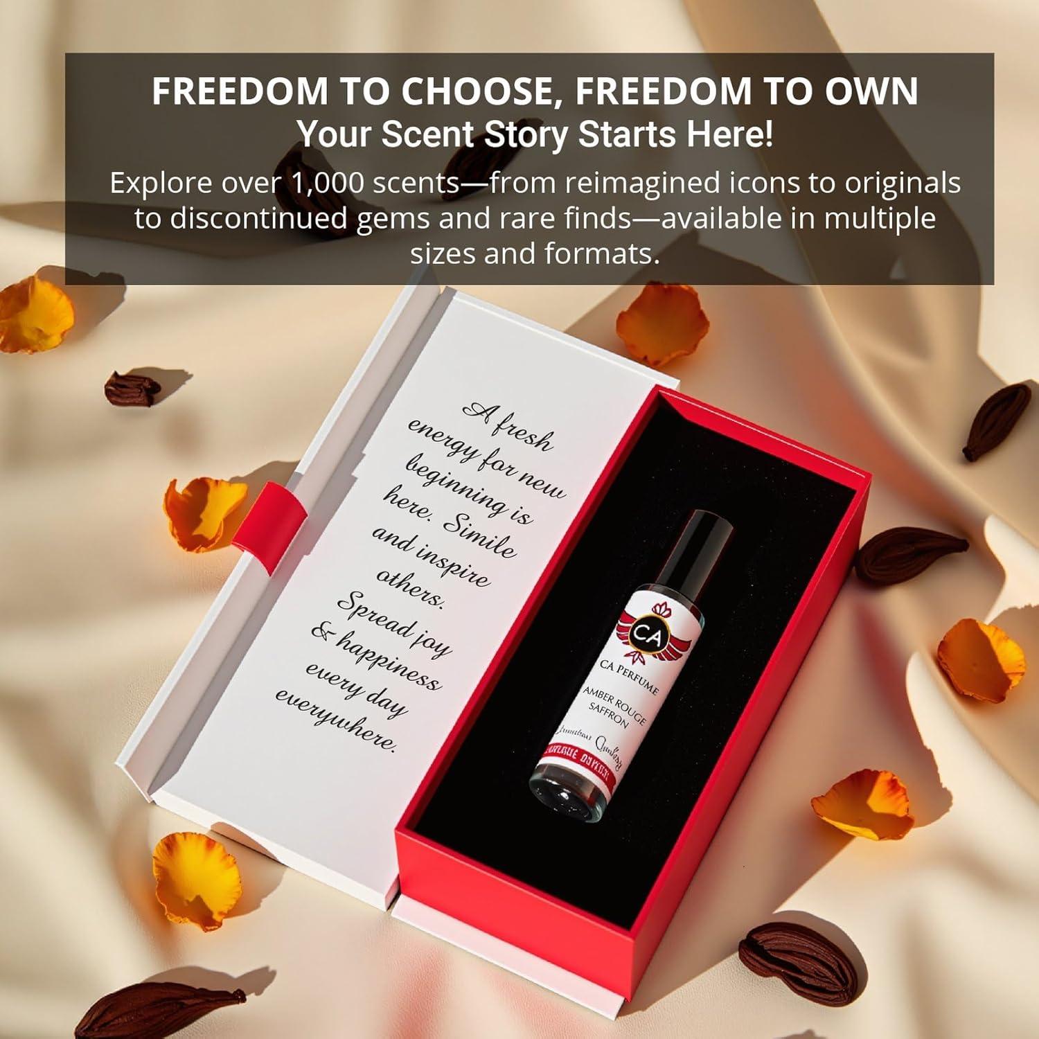 Aceite de Perfume CA Orquídea Negra 4ml Floral Ámbar Viaje