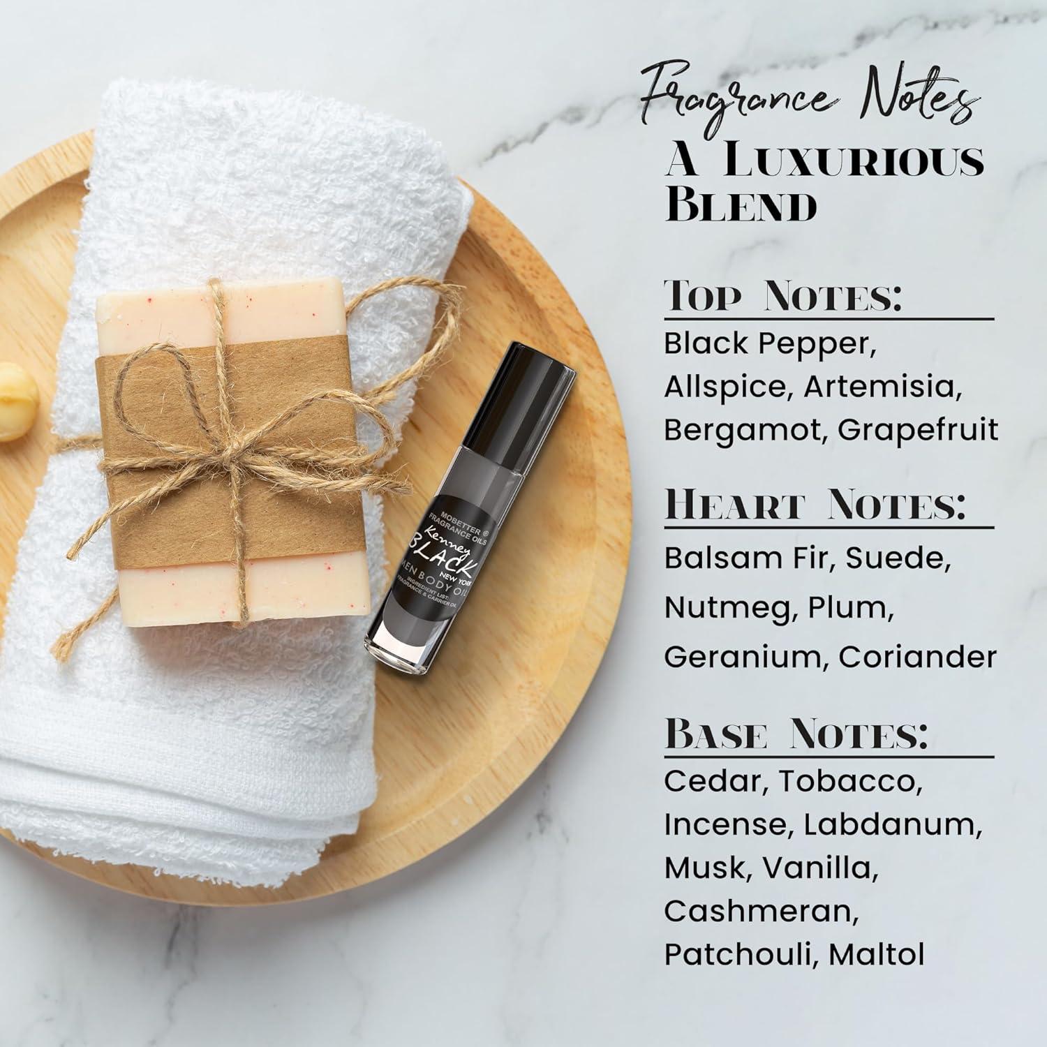 Aceite de Fragancia MoBetter Kenney Black 9.4 ml Roll On