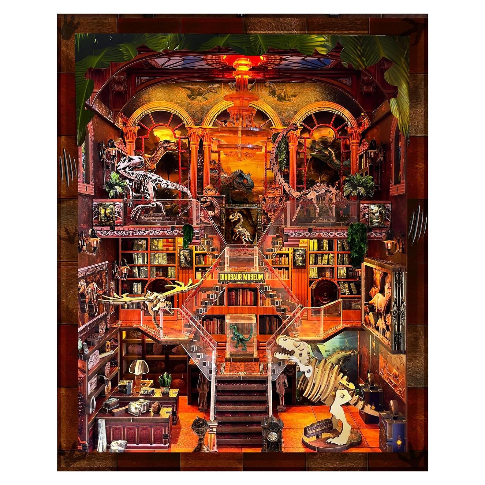 Rincón de Libros VORATHIS Museo de Dinosaurios con LED