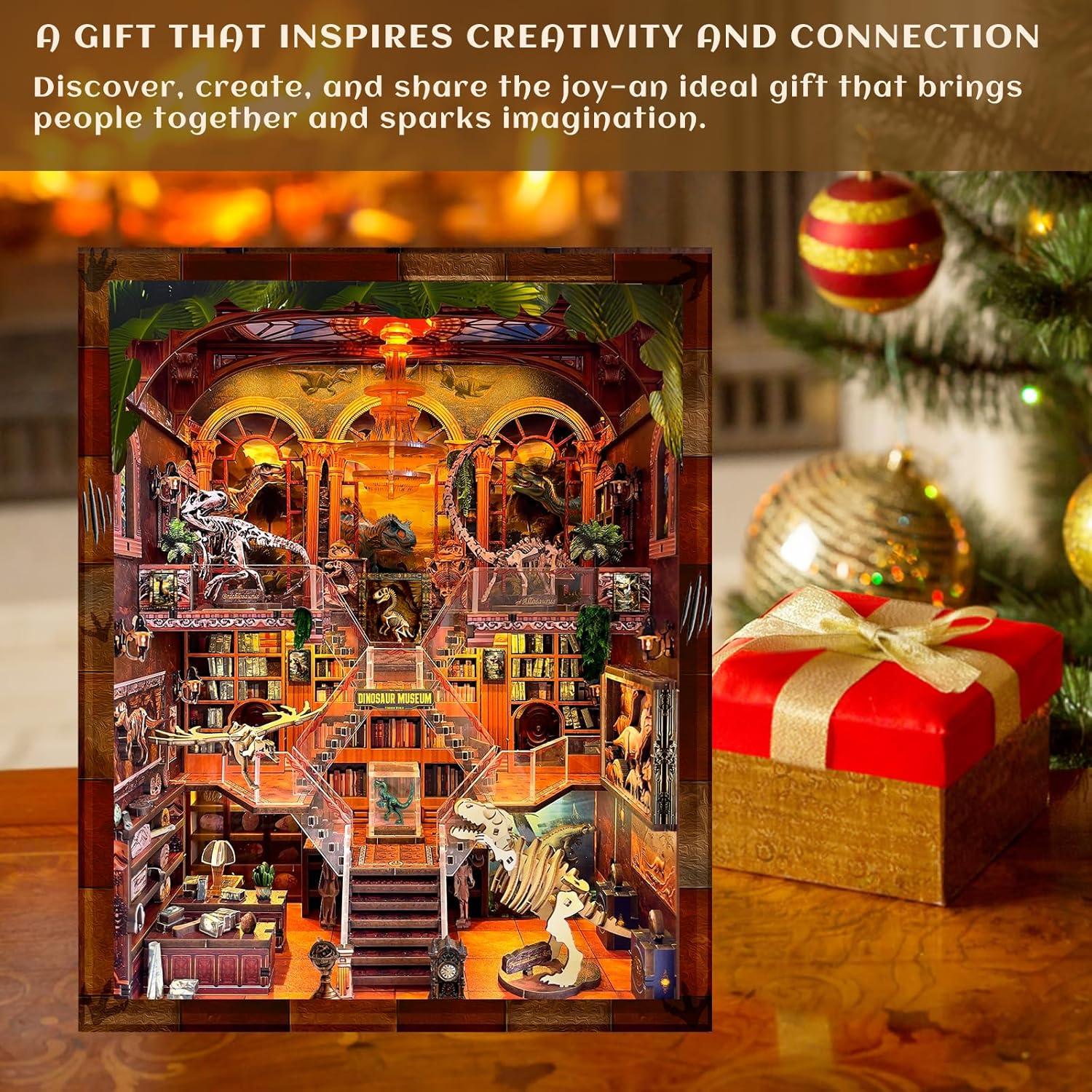 Rincón de Libros VORATHIS Museo de Dinosaurios con LED