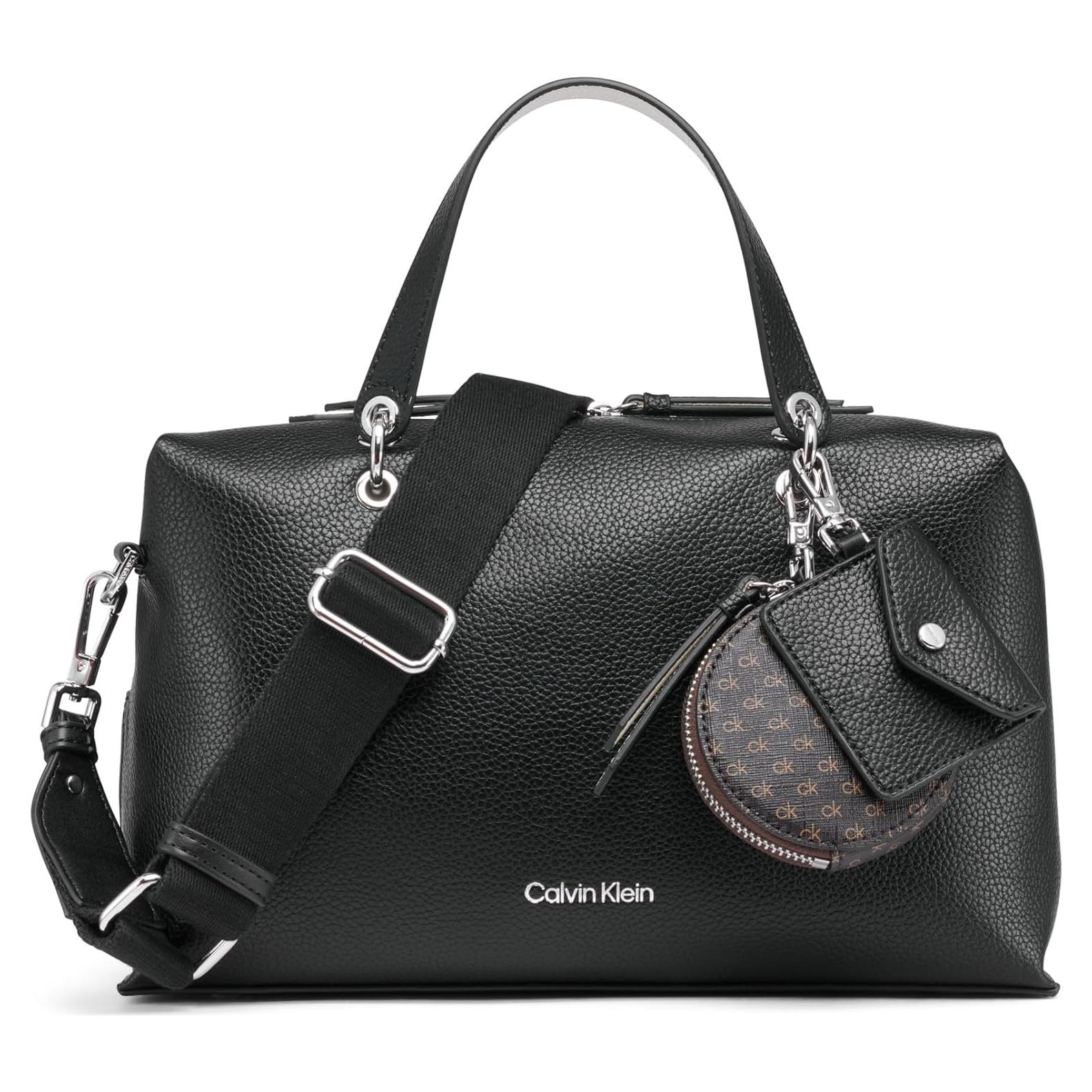 Bolso Satchel Calvin Klein para Mujeres - Cuero Vegano Negro