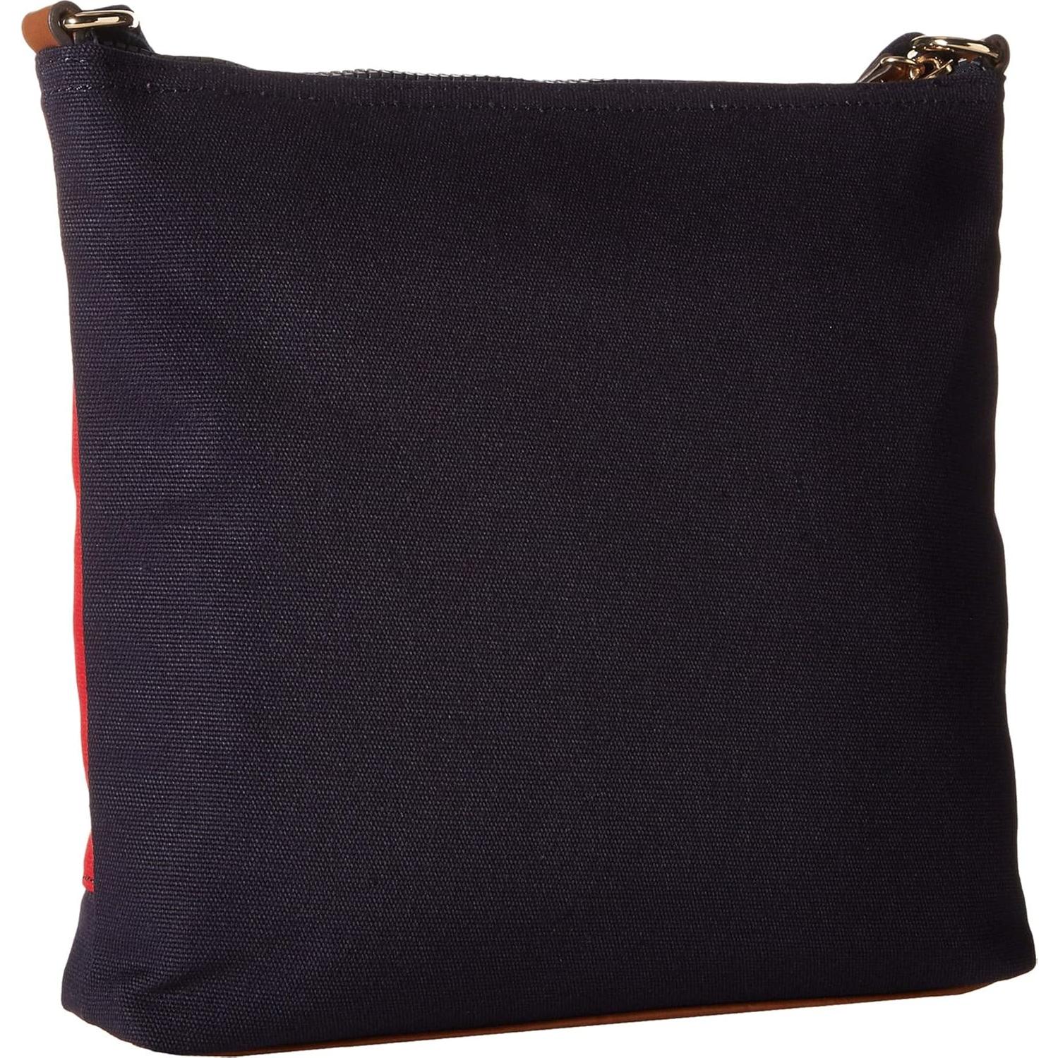 Bolso de hombro de lona Tommy Hilfiger para mujer - Marino