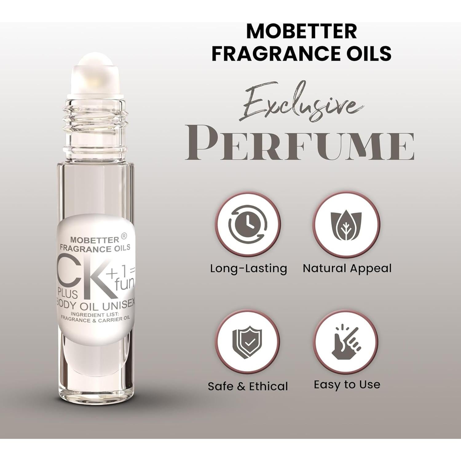 Aceite de Fragancia MoBetter C Más K Más 10 ml Roll On Unisex