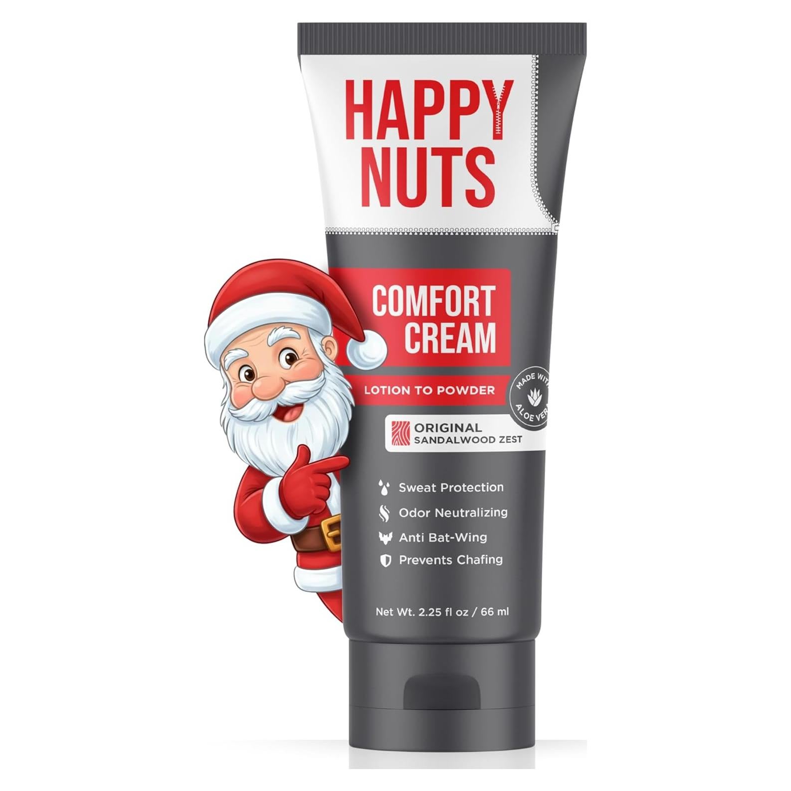 Desodorante Crema Comfort Happy Nuts 63.63 ml Sin Aluminio
