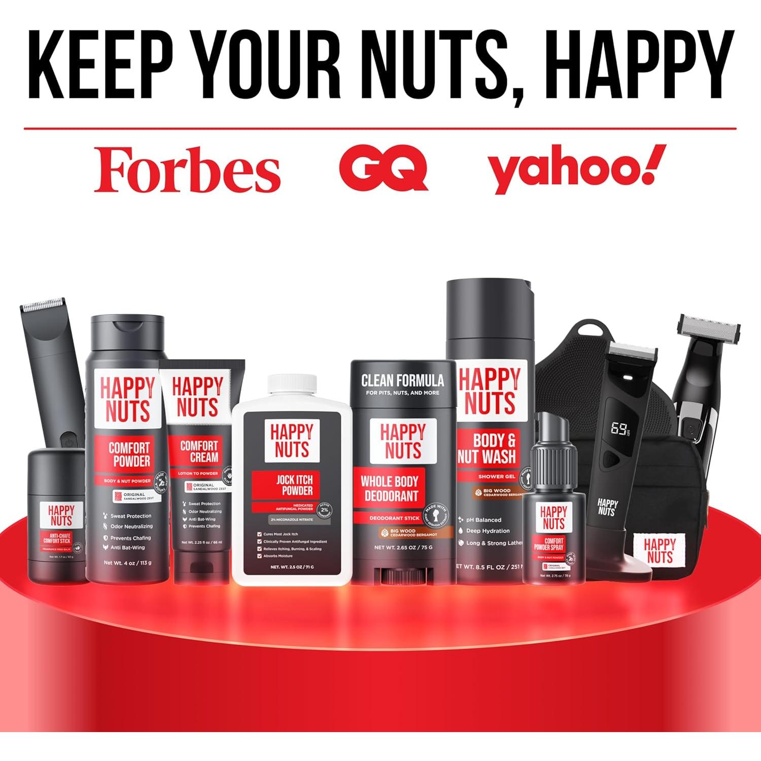 Desodorante Crema Comfort Happy Nuts 63.63 ml Sin Aluminio