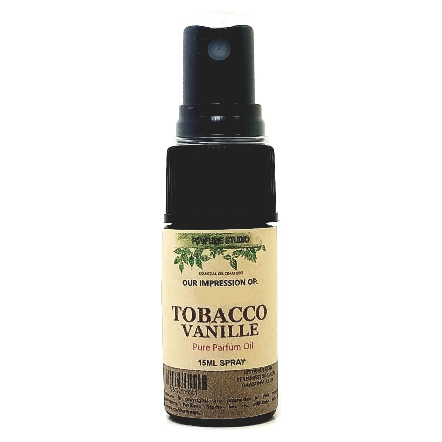 Aceite de Perfume IMPRESIÓN Tabaco Vainilla 15ml Sin Alcohol