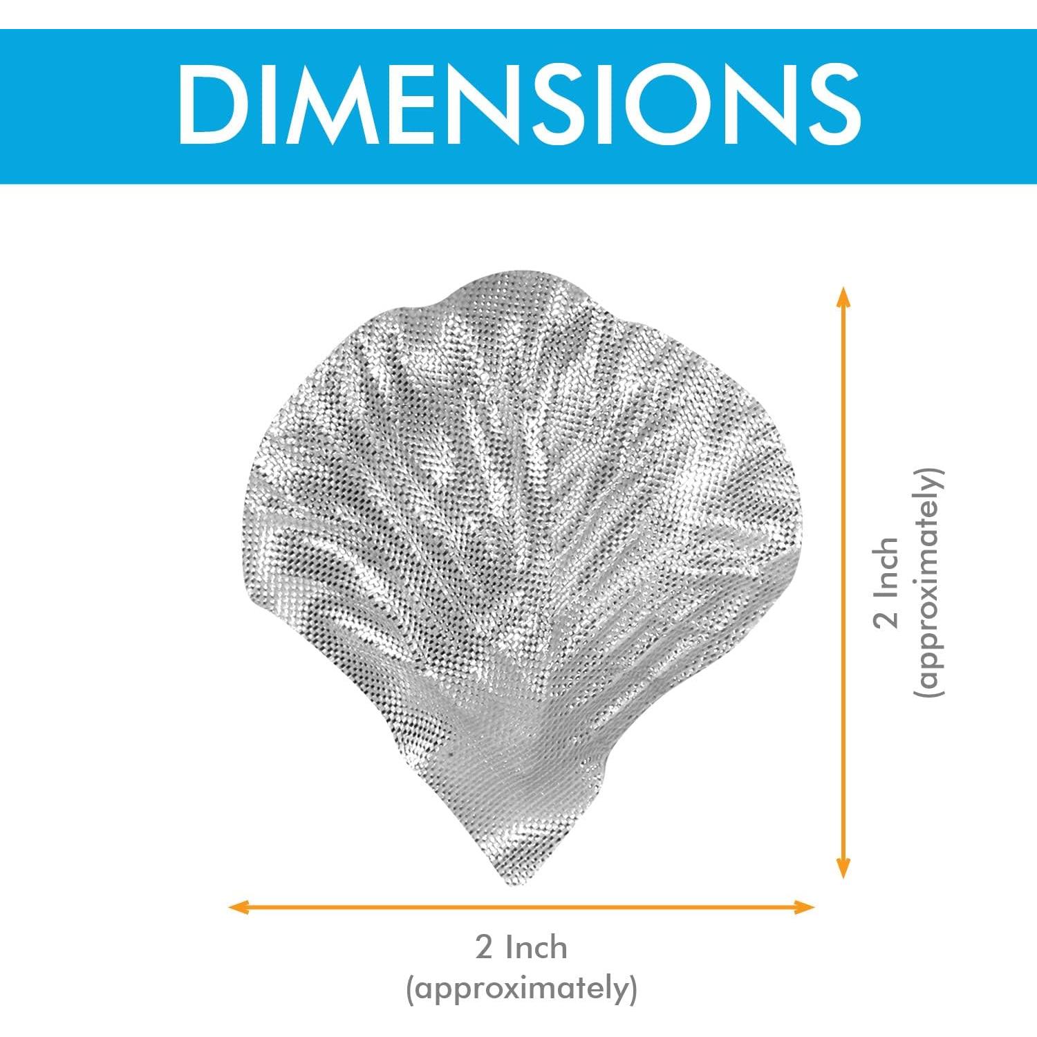 Pétalos de Rosa de Seda Artificial Esenciales Millennial 1350 Pcs Plata