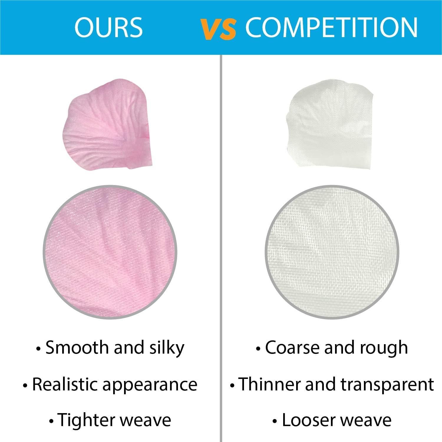 Pétalos de Rosa de Seda Artificial Esenciales Millennial 1350 Pcs Plata