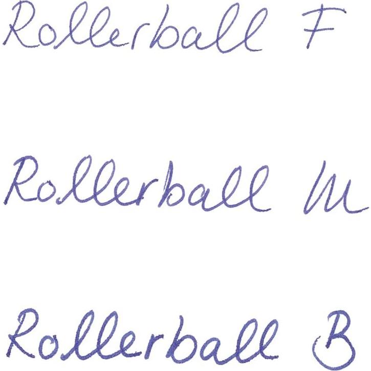 Recargas Rollerball Montblanc Fino Negro Misterioso 2 Unidades