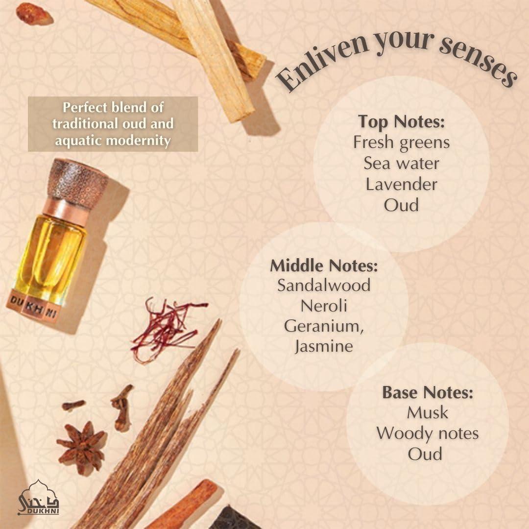 Aceite de Fragancia Dukhni Oud Faten 6ml - Puro y Halal