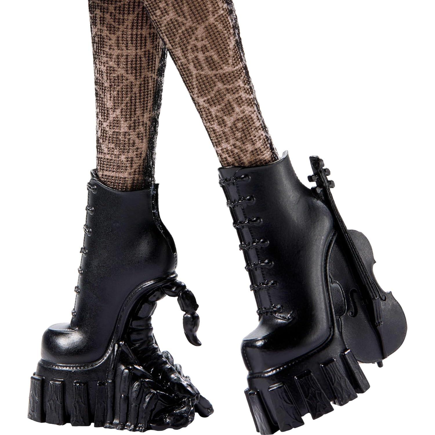 Muñeca Miércoles Addams Monster High con Cosa y Mochila