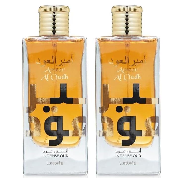 Lattafa Ameer Al Oud Intense Oud Eau de Parfum 100ml Pack 2