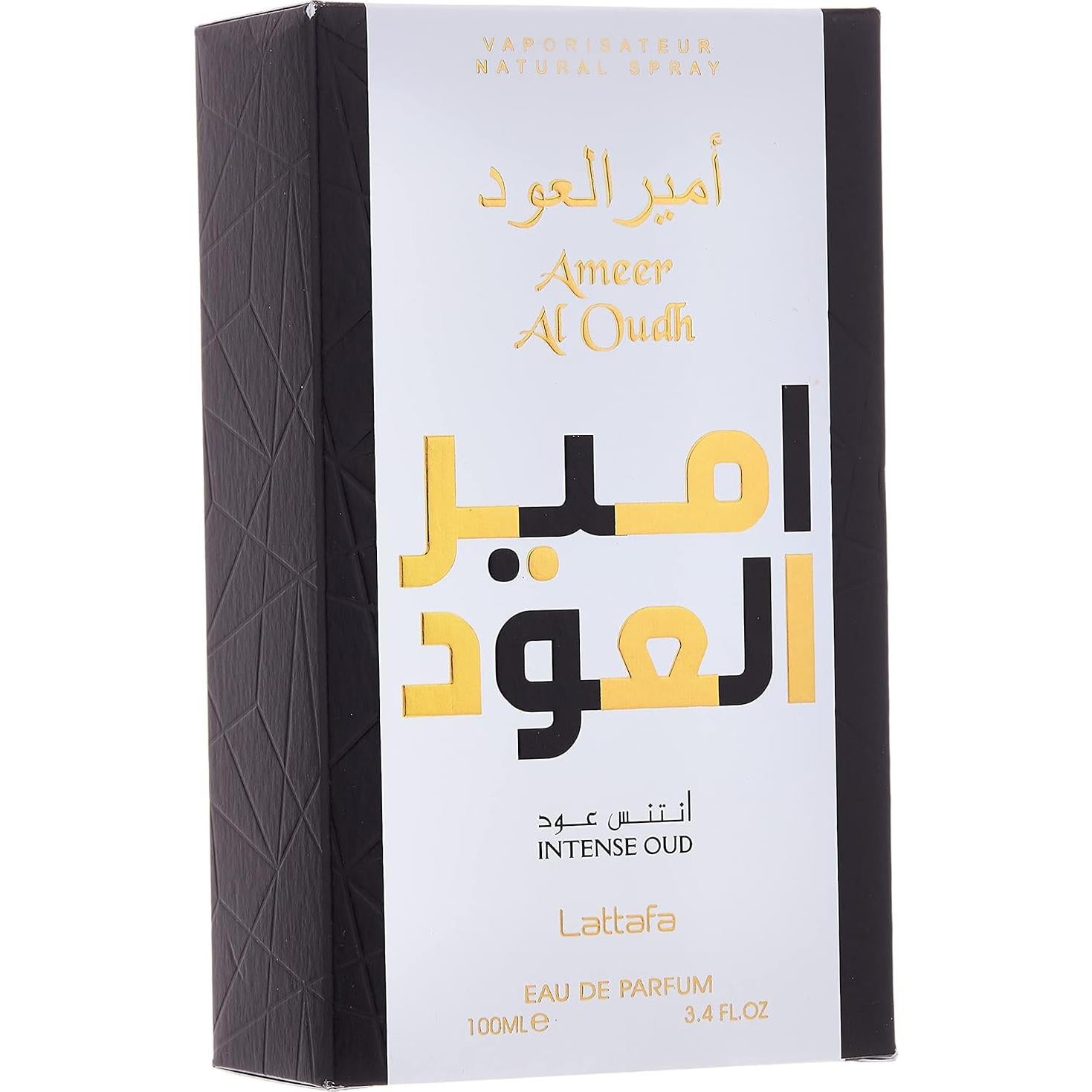 Lattafa Ameer Al Oud Intense Oud Eau de Parfum 100ml Pack 2
